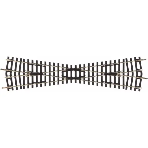 [PI55240] Croisement - Traverses Bois 239mm/15° PIKO 55240 | HO 1/87 | Code 100