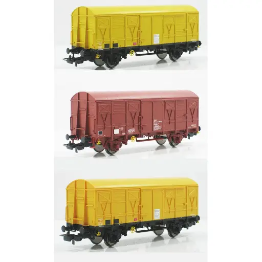 [PI96624] Coffret de 3 wagons couvert TSO