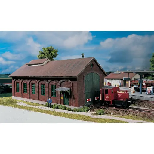 [PI61823] Remise à Locomotives - PIKO 61823 - HO 1/87 - 247 x 119 x 105 mm