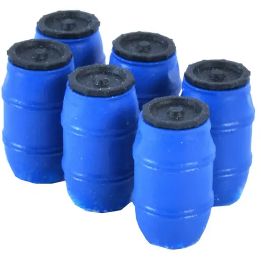 [87T22265] Fûts en plastique bleu - 87TRAIN 22265 - HO 1/87