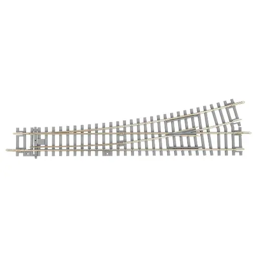 [PI55170] Aiguillage Gauche - Traverses Béton 239mm 15°-R9 PIKO 55170 | HO 1/87 | Code 100