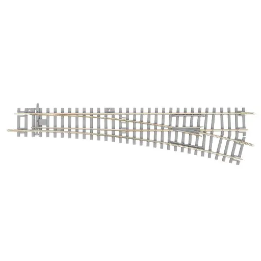 [PI55171] Aiguillage Droit - Traverses Béton 239mm 15°-R9 PIKO 55171 | HO 1/87 | Code 100