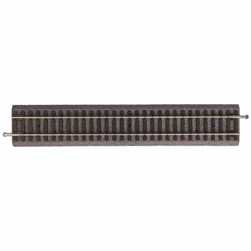 [PI55401] Rail droit ballasté 231 mm code 100 - Piko 55401 - HO 1/87 - 2R