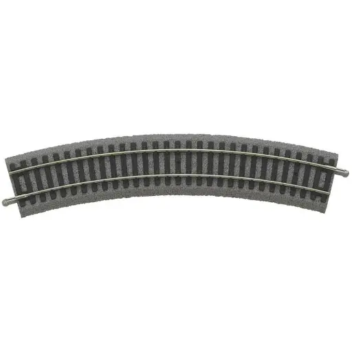 [PI55412] Rail courbe A-Track Ballasté R2 421.88 mm & 30° PIKO 55412 | HO 1/87 - Code 100