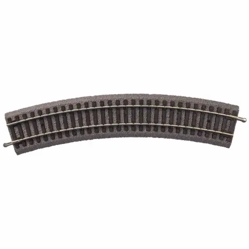 [PI55412] Rail courbe ballasté R2 422 mm 30° code 100 - Piko 55412 - HO 1/87 - 2R