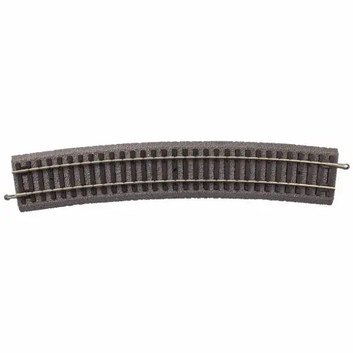 [PI55419] Rail courbe ballasté R9 908 mm 15° code 100 - Piko 55419 - HO 1/87 - 2R