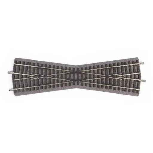 [PI55440] Croisement A-Track Ballasté 239mm/15° PU6 PIKO 55440 | HO 1/87 | Code 100
