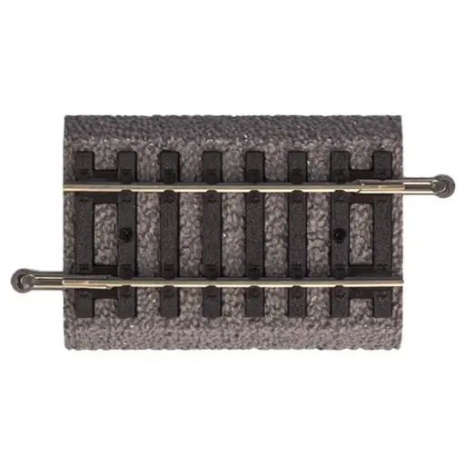 [PI55405] Rail droit ballasté 62 mm code 100 - Piko 55405 - HO 1/87 - 2R