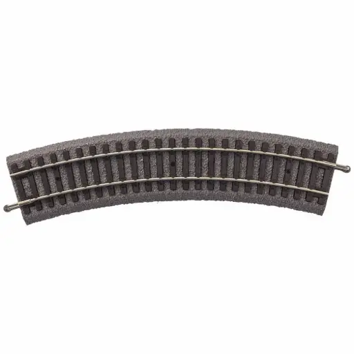 [PI55411] Rail courbe ballasté R1 360 mm 30° code 100 - Piko 55411 - HO 1/87 - 2R