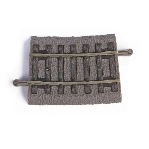 [PI55418] Rail courbe A-Track Ballasté R2 422 mm & 7.5° PIKO 55418 | HO 1/87 - Code 100