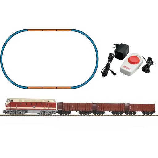 [PI57138] Train de marchandises BR 119  de la Deutsche Reichsbahn - Piko 57138  - HO 1/87°