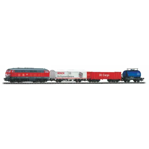 [PI57154] Set de départ Piko 57154 Train de marchandises BR 218 - HO 1/87 - DB / AG - EP V