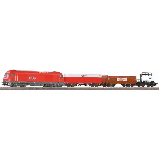 [PI97948] Set de départ Piko 97948 Train de marchandises Hercules - HO 1/87 - ÖBB