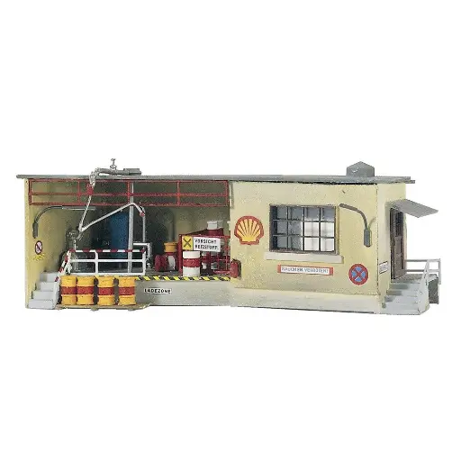 [PI61106] Bureau Station-citerne "Shell" Piko 61106 - HO 1/87 - 152x66x56mm