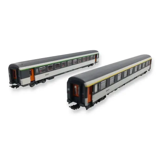 [PI97309] Set 2 voitures voyageurs Corail VU - Piko 97309 - HO 1/87 - SNCF