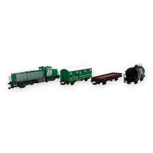 [PI97946] Set de départ G1206 & wagons marchandises - Piko 97946 - HO 1/87 - SNCF - EP V / VI