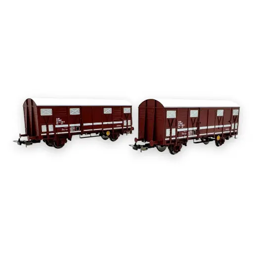 [PI97311] Set de 2 wagons couverts primeurs Ghs 69.9 - Piko 97311 - HO 1/87 - SNCF - Ep IV-V - 2R
