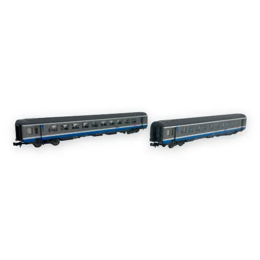 [PI94315] Coffret de 2 voitures corail TER Rhône Alpes - Piko 94315 - N 1/160 - SNCF - Ep V - 2R