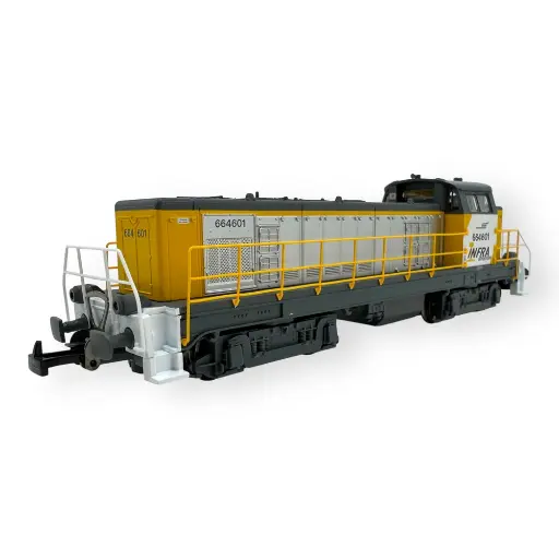 [PI96182] Locomotive diesel BB 64601 Infra - Piko 96182 - HO 1/87 - SNCF - Ep V - Analogique - 2R