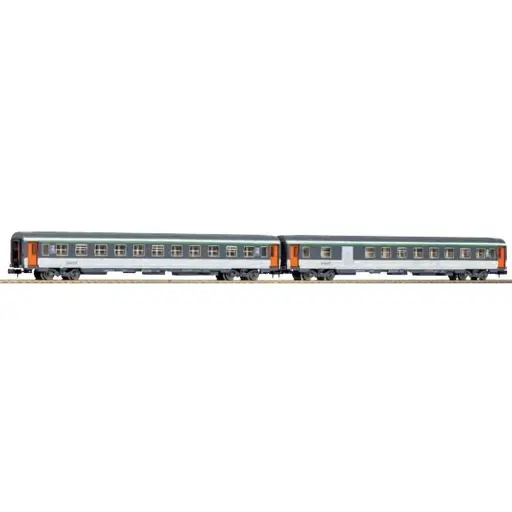 [PI94506] Coffret de 2 voitures Corail - Piko 94506 - N 1/160 - SNCF - Ep V - 2R