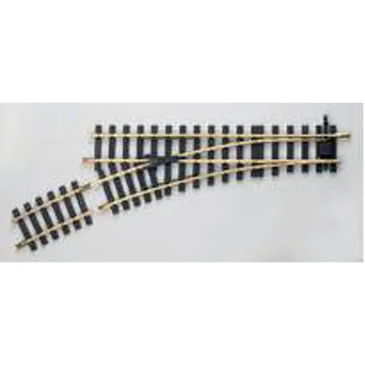 [PI35222] Aiguillage à gauche R5 7.5°, 480mm