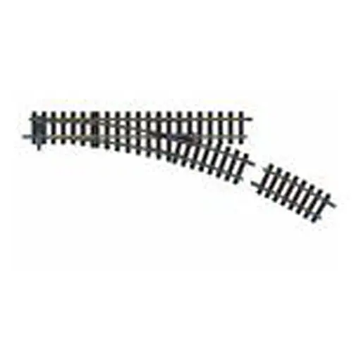 [PI35227] Aiguillage à droite R7 22.5°, 1564.6mm