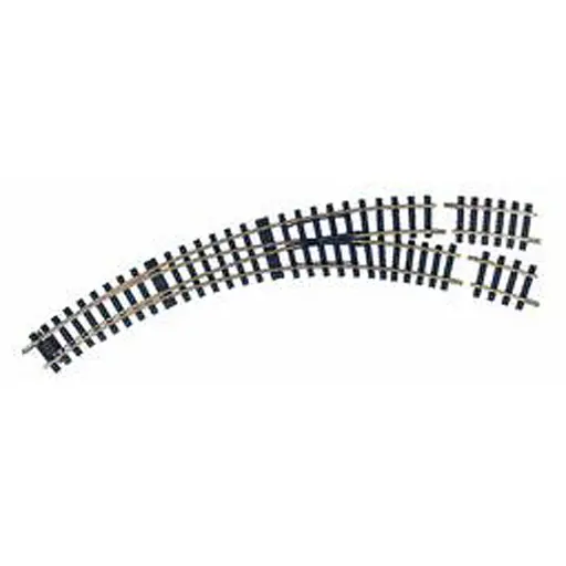 [PI35225] Aiguillage enroulé à droite R3 R5 rayon 921.24mm angle 30°, 15°