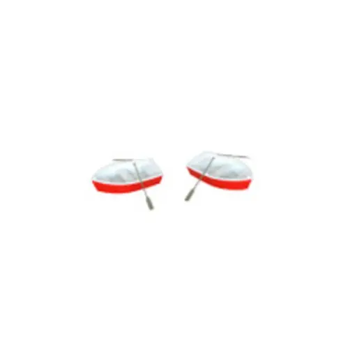 [87T221057] Bateaux rouges - 87TRAIN 221057 - HO 1/87