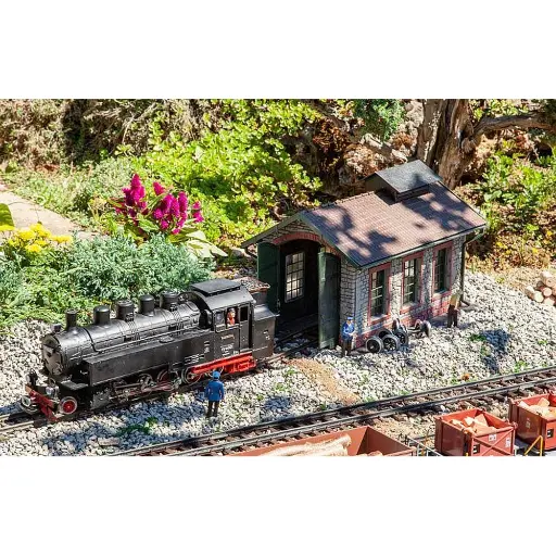 [PO330890] Hangar à Locomotive "ligne secondaire" Pola G 330890 - G : 1/22.5 - EP I