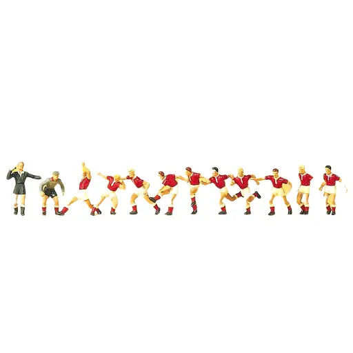 [PR10075] Pack Équipe de Football - Figurine - PREISER 10075 - Échelle HO 1/87