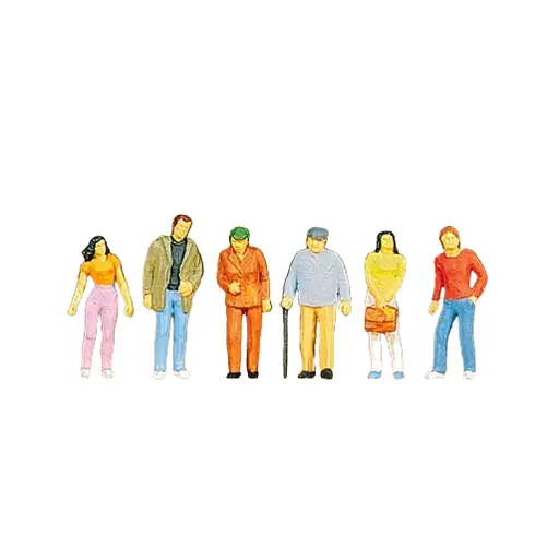 [PR10117] Passants - Preiser 10117 - HO 1/87