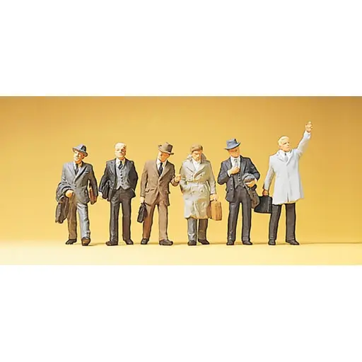 [PR10381] Hommes d'affaires - PREISER 10381 - HO 1/87