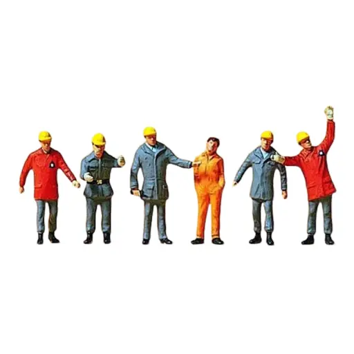 [PR10458] Travailleurs du Service d'Urgence Technique Fédéral - PREISER 10458 - HO : 1/87