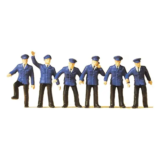 [PR14012] Personnel des chemins de fer DB - Preiser 14012 - HO 1/87