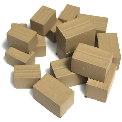 [87T221010] Lot de 16 boîtes de cargaison brunes - 87TRAIN 221010 - HO 1/87