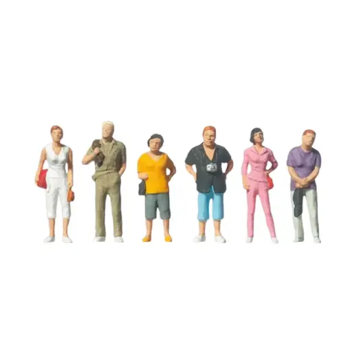 [PR14067] 6 passants - Preiser 14067 - HO 1/87