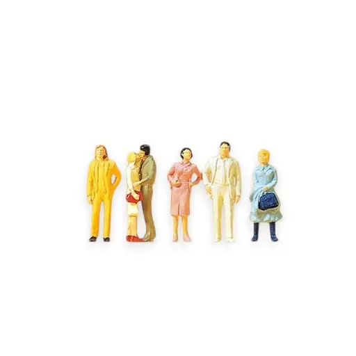 [PR14137] 6 passants - Preiser 14137 - HO 1/87