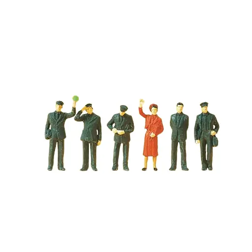 [PR14141] Personnel de train - Preiser 14141 - HO 1/87