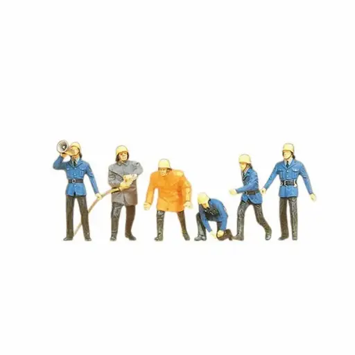 [PR14201] Pompiers - Preiser 14201 - HO 1/87