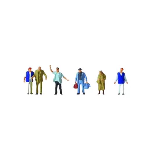[PR14046] Voyageurs et agents d'accueil - PREISER 14046 - HO 1/87