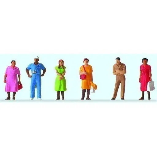 [PR14047] Lot de 6 Passants - Preiser 14047 - HO 1/87