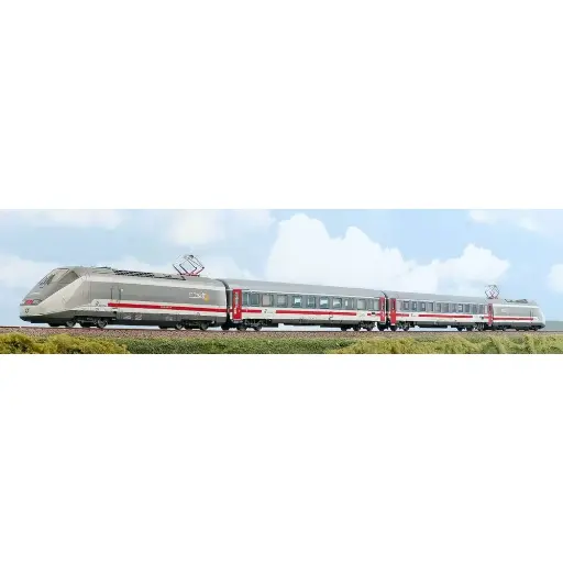 [AC70112] Set de 4 éléments Trenitalia "Intercity Day" - Acme 70112 - HO 1/87 - FS - Ep VI - Analogique - 2R