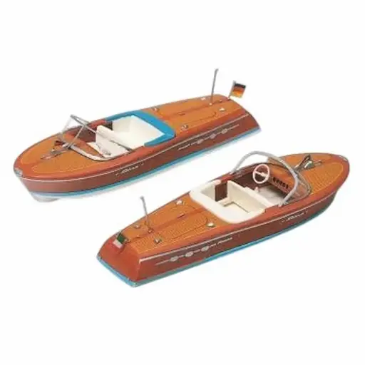 [PR17304] 2 Bateaux à moteurs - Preiser 17304 - HO 1/87