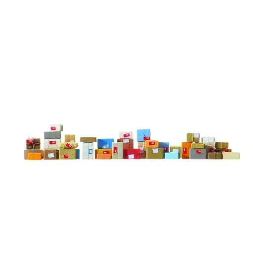 [PR17703] Set de 40 Colis et Paquets - Preiser 17703 - HO 1/87
