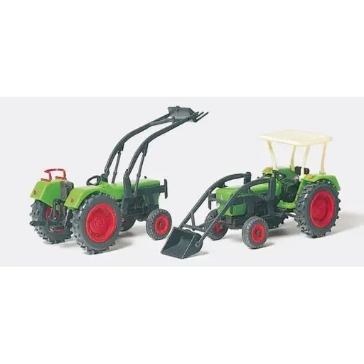 [PR17922] 2 tracteurs Deutz D6206 - Preiser 17922 - HO 1/87