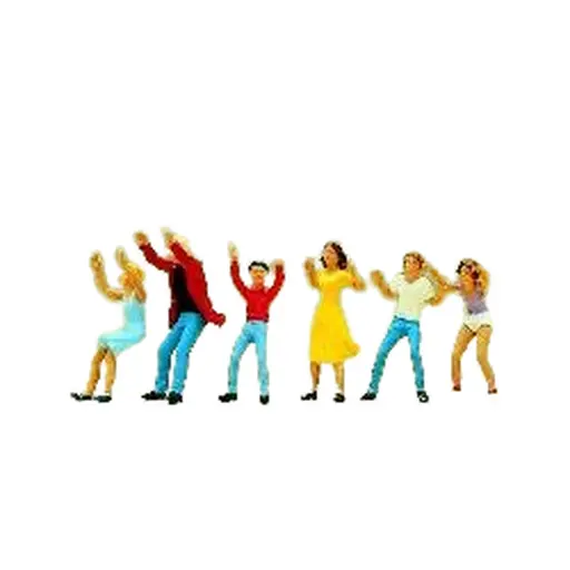 [PR24660] Lot de 6 Personnages pour Balançoire - PREISER 24660 - HO : 1/87