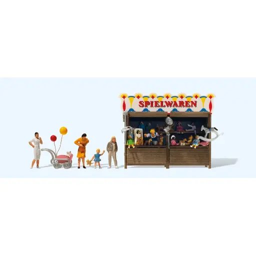 [PR24692] Stand de jouets - Preiser 24692 - HO 1/87