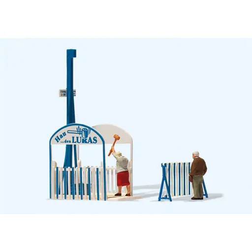 [PR24700] Stand de Fête Foraine « Hau den Lukas » - Preiser 24700 - Ho 1/87
