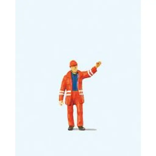 [PR28009] Employé de chemin de fer - Preiser 28009 - HO 1/87