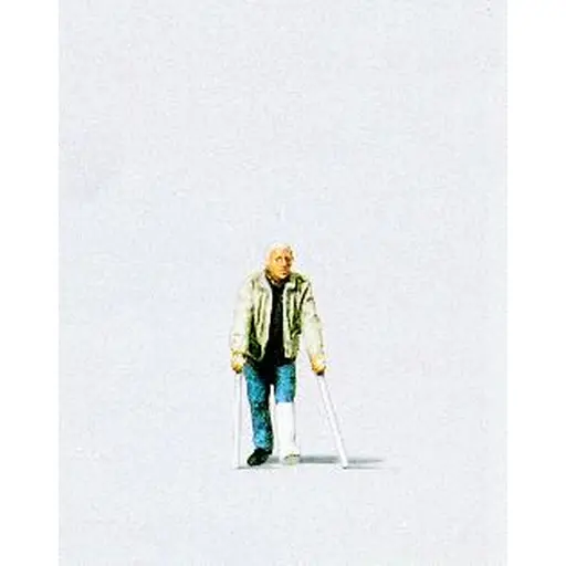 [PR28019] Passant avec la jambe dans le plâtre